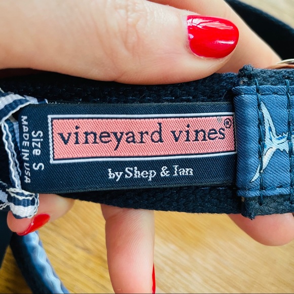 Vineyard Vines Canvas Tuna Belt- Size S- NWT - Picture 3 of 4